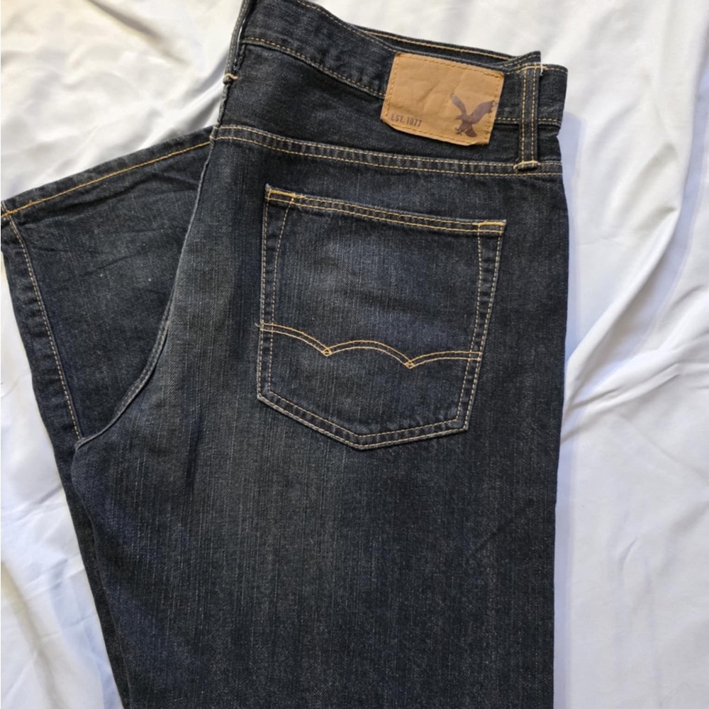American Eagle Outfitters Dark Indigo Jeans